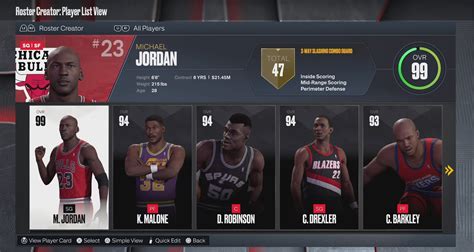 nba 2k23 eras rosters.